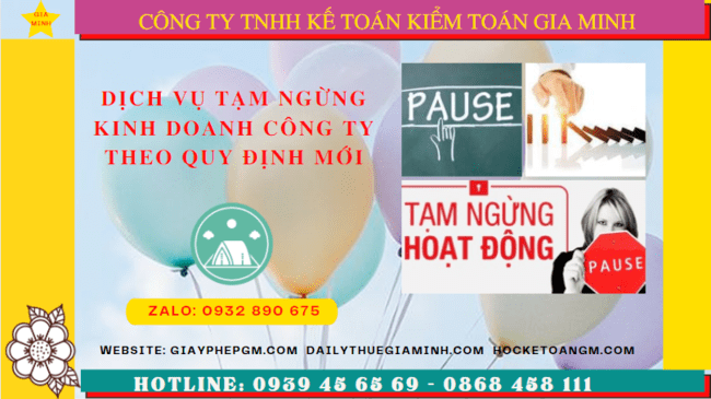 Dịch vụ tạm ngừng kinh doanh công ty tại Đắk Nông theo quy định mới 8 Thủ tục tạm ngừng hoạt động doanh nghiệp tại Đắk Nông