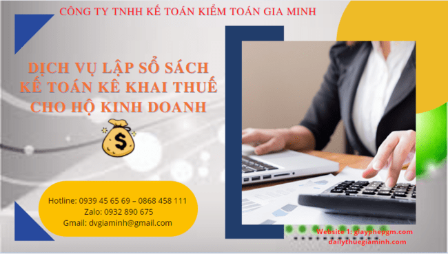 Dịch vụ lập sổ sách kế toán kê khai thuế cho hộ kinh doanh tại Quảng Bình – Trọn gói, chính xác và nhanh chóng 6 Dịch vụ lập sổ sách kế toán cho hộ kinh doanh tại Quảng Bình