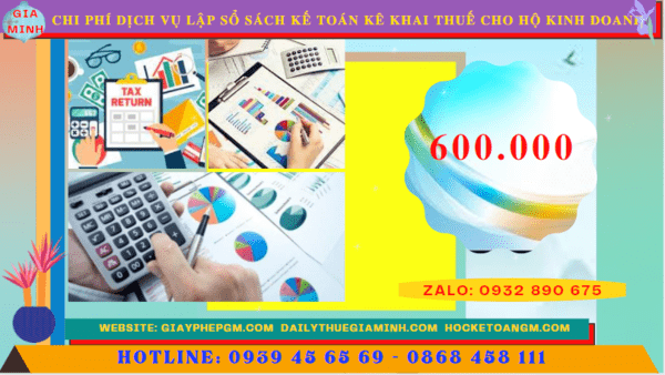 DỊCH VỤ LẬP SỔ SÁCH KẾ TOÁN KÊ KHAI THUẾ CHO HỘ KINH DOANH TẠI THÁI NGUYÊN 5 Bảng giá dịch vụ kê khai thuế hộ kinh doanh tại Thái Nguyên