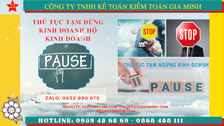 Thủ tục tạm dừng kinh doanh hộ kinh doanh tại Đắk Nông 6 Tạm dừng kinh doanh hộ kinh doanh theo quy định tại Đắk Nông