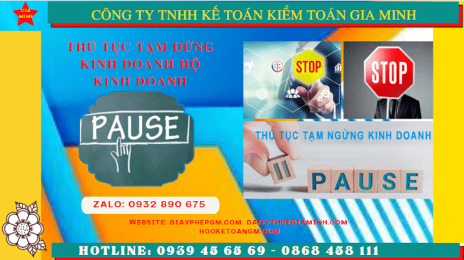 Thủ tục tạm dừng kinh doanh hộ kinh doanh tại Gia Lai 6 Tạm dừng kinh doanh hộ kinh doanh theo quy định tại Gia Lai
