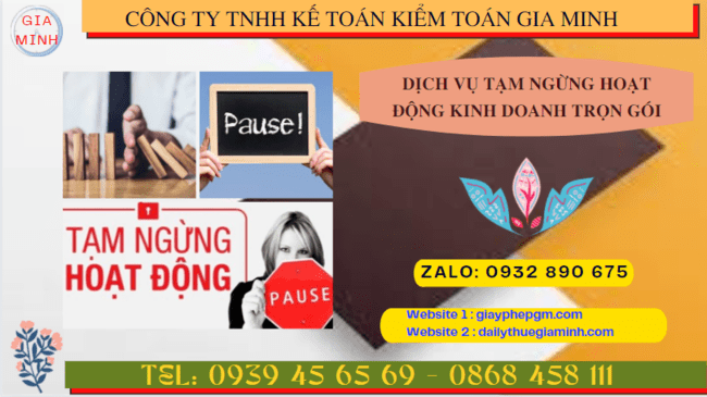 Thủ tục tạm ngừng hoạt động kinh doanh công ty tại Đắc Lắc