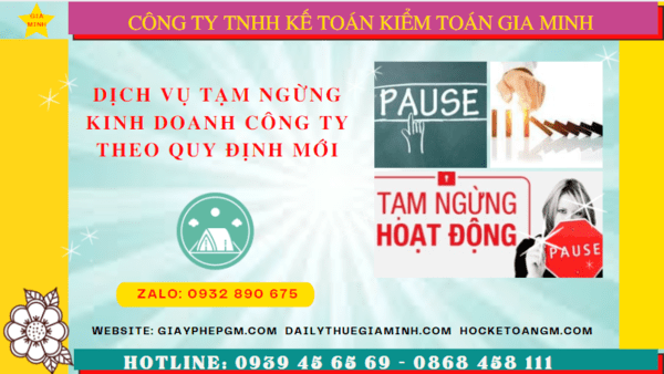 Thủ tục tạm ngừng hoạt động doanh nghiệp tại Quảng Nam