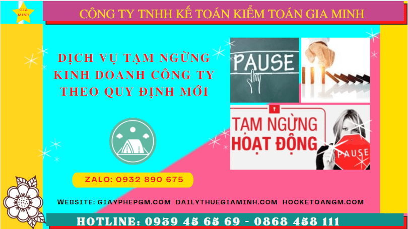 Dịch vụ tạm ngừng kinh doanh công ty tại Thanh Hóa theo quy định mới 7 Thủ tục tạm ngừng hoạt động doanh nghiệp tại Thanh Hóa