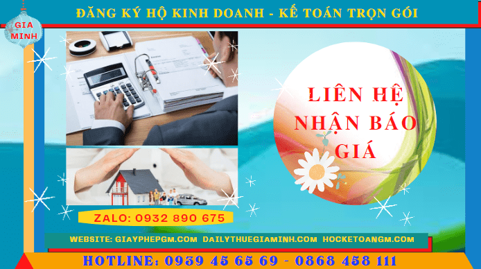 ĐĂNG KÝ HỘ KINH DOANH BẮC KẠN - KẾ TOÁN TRỌN GÓI BẮC KẠN 5 Bảng giá dịch vụ đăng ký hộ kinh doanh tại Bắc Kạn