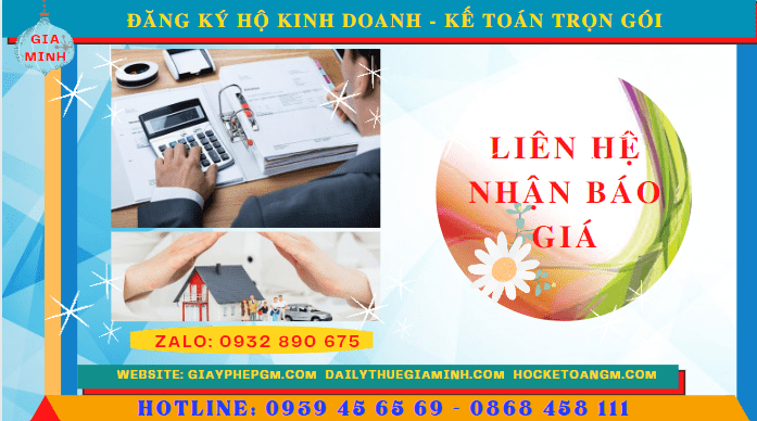 ĐĂNG KÝ HỘ KINH DOANH BÌNH PHƯỚC - KẾ TOÁN TRỌN GÓI BÌNH PHƯỚC 5 Bảng giá dịch vụ đăng ký hộ kinh doanh tại Bình Phước