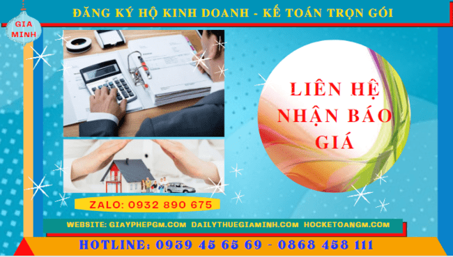 ĐĂNG KÝ HỘ KINH DOANH BÌNH THUẬN - KẾ TOÁN TRỌN GÓI BÌNH THUẬN 5 Bảng giá dịch vụ đăng ký hộ kinh doanh tại Bình Thuận