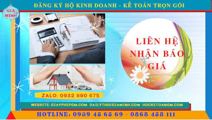 ĐĂNG KÝ HỘ KINH DOANH CAO BẰNG - KẾ TOÁN TRỌN GÓI CAO BẰNG 5 Bảng giá dịch vụ đăng ký hộ kinh doanh tại Cao Bằng