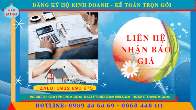 ĐĂNG KÝ HỘ KINH DOANH KHÁNH HÒA - KẾ TOÁN TRỌN GÓI KHÁNH HÒA 5 Bảng giá dịch vụ đăng ký hộ kinh doanh tại Khánh Hòa