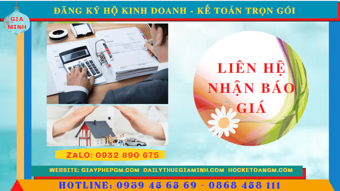 ĐĂNG KÝ HỘ KINH DOANH NGHỆ AN - KẾ TOÁN TRỌN GÓI NGHỆ AN 5 Bảng giá dịch vụ đăng ký hộ kinh doanh tại Nghệ An