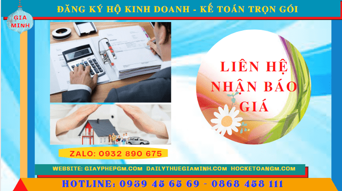 Đăng ký hộ kinh doanh Ninh Bình – Dịch vụ kế toán trọn gói chuyên nghiệp 7 Bảng giá dịch vụ đăng ký hộ kinh doanh tại Ninh Bình