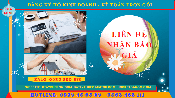 ĐĂNG KÝ HỘ KINH DOANH QUẢNG TRỊ - KẾ TOÁN TRỌN GÓI QUẢNG TRỊ 5 Bảng giá dịch vụ đăng ký hộ kinh doanh tại Quảng Trị