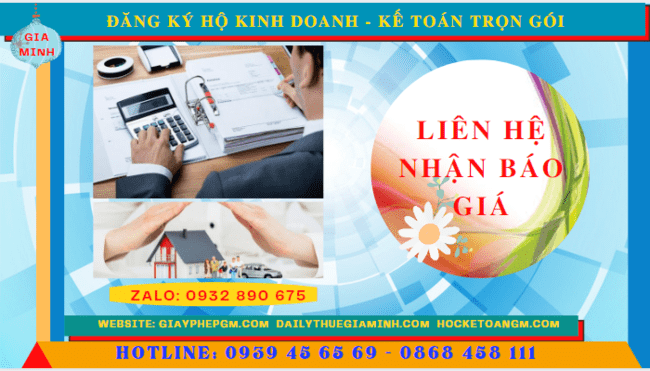 ĐĂNG KÝ HỘ KINH DOANH TÂY NINH - KẾ TOÁN TRỌN GÓI TÂY NINH 5 Bảng giá dịch vụ đăng ký hộ kinh doanh tại Tây Ninh