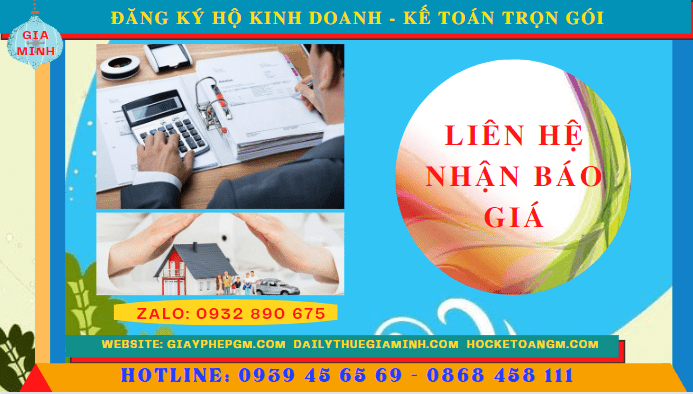 ĐĂNG KÝ HỘ KINH DOANH TT HUẾ - KẾ TOÁN TRỌN GÓI THỪA THIÊN HUẾ 5 Bảng giá dịch vụ đăng ký hộ kinh doanh tại Thừa Thiên Huế