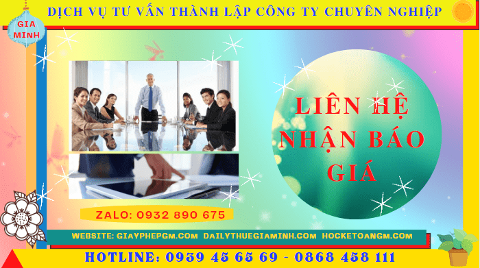 Bảng giá dịch vụ thành lập doanh nghiệp trọn gói 2022 tại Bạc Liêu