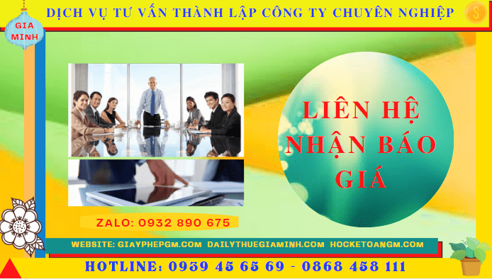 Bảng giá dịch vụ thành lập doanh nghiệp trọn gói 2022 tại Bình Phước