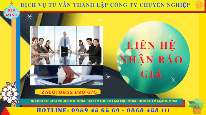 Bảng giá dịch vụ thành lập doanh nghiệp trọn gói 2022 tại Đồng Nai