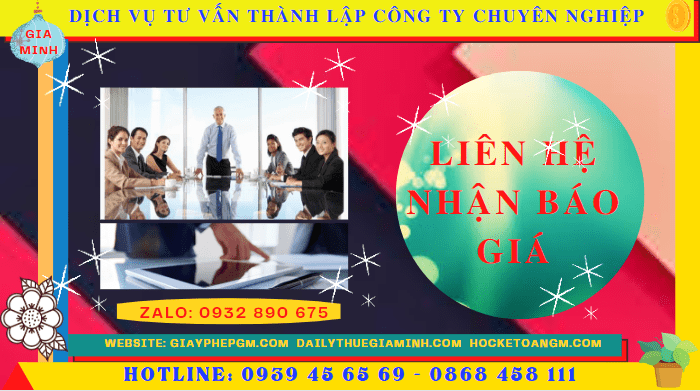 Bảng giá dịch vụ thành lập doanh nghiệp trọn gói 2022 tại Đồng Tháp