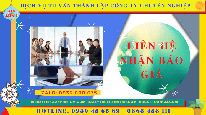 Bảng giá dịch vụ thành lập doanh nghiệp trọn gói 2022 tại Lai Châu