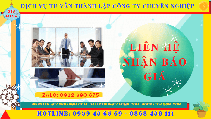 Bảng giá dịch vụ thành lập doanh nghiệp trọn gói 2022 tại Sơn La