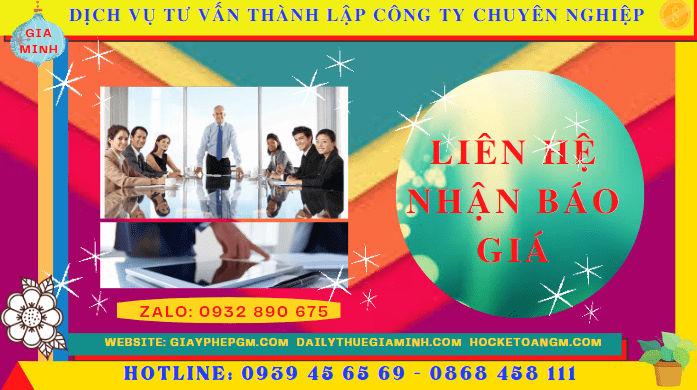 Bảng giá dịch vụ thành lập doanh nghiệp trọn gói 2022 tại Thành phố Phủ Lý