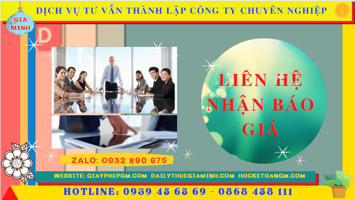 Bảng giá dịch vụ thành lập doanh nghiệp trọn gói 2022 tại Yên Bái