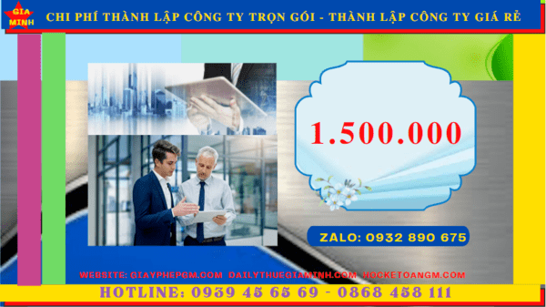 Thành lập công ty trọn gói - thành lập công ty giá rẻ tại khánh hòa 5 Bảng giá thành lập công ty uy tín trọn gói tại Khánh Hòa