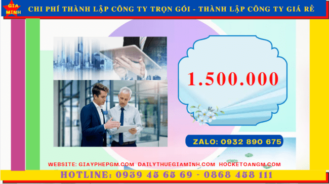 Thành lập công ty trọn gói - thành lập công ty giá rẻ tại lạng sơn 5 Bảng giá thành lập công ty uy tín trọn gói tại Lạng Sơn