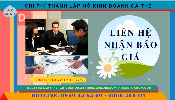 Chi phí thành lập hộ kinh doanh cá thể trọn gói tại Bắc Giang – Tư vấn miễn phí, hỗ trợ nhanh chóng 5 Bảng giá thành lập hộ kinh doanh cá thể nhanh tại Bắc Giang