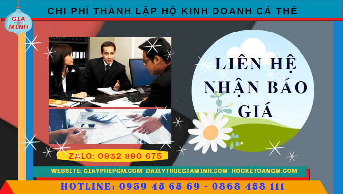 Chi phí thành lập hộ kinh doanh cá thể trọn gói tại Bắc Ninh 5 Bảng giá thành lập hộ kinh doanh cá thể nhanh tại Bắc Ninh