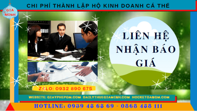 Bảng giá thành lập hộ kinh doanh cá thể nhanh tại Bến Tre Bảng giá thành lập hộ kinh doanh cá thể nhanh tại Bến Tre 