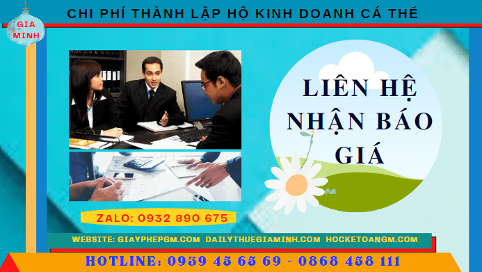 Chi phí thành lập hộ kinh doanh cá thể trọn gói tại Điện Biên 5 Bảng giá thành lập hộ kinh doanh cá thể nhanh tại Điện Biên