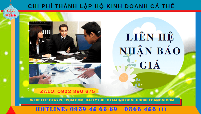 Bảng giá thành lập hộ kinh doanh cá thể nhanh tại Đồng Tháp 