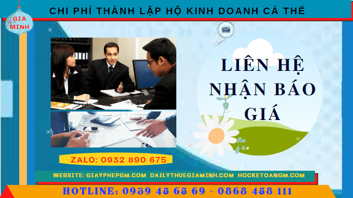 CHI PHÍ THÀNH LẬP HỘ KINH DOANH CÁ THỂ TRỌN GÓI TẠI HÀ NAM 5 Bảng giá thành lập hộ kinh doanh cá thể nhanh tại Hà Nam