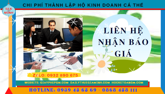 Bảng giá thành lập hộ kinh doanh cá thể nhanh tại Hải Phòng 