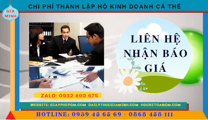 Chi phí thành lập hộ kinh doanh cá thể trọn gói tại hậu giang 5 Bảng giá thành lập hộ kinh doanh cá thể nhanh tại Hậu Giang