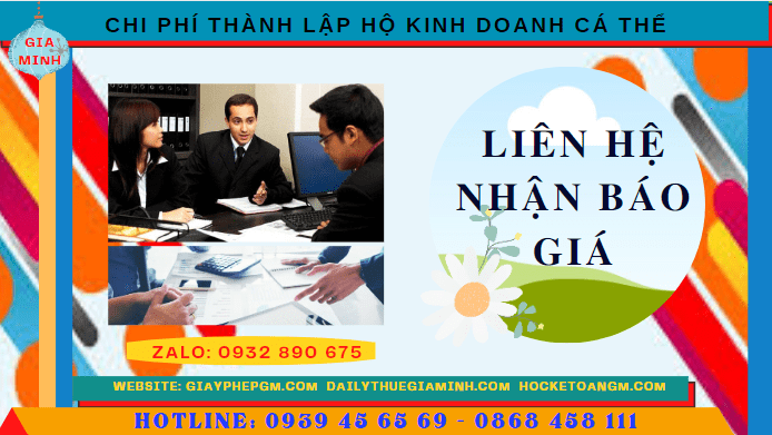 Chi phí thành lập hộ kinh doanh cá thể trọn gói tại Hưng Yên 5 Bảng giá thành lập hộ kinh doanh cá thể nhanh tại Hưng Yên