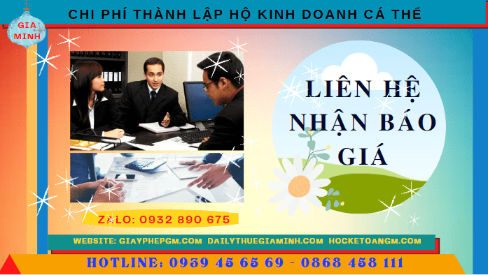 CHI PHÍ THÀNH LẬP HỘ KINH DOANH CÁ THỂ TRỌN GÓI TẠI LAI CHÂU 5 Bảng giá thành lập hộ kinh doanh cá thể nhanh tại Lai Châu