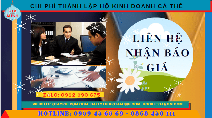 Chi phí thành lập hộ kinh doanh cá thể trọn gói tại Lạng Sơn 5 Bảng giá thành lập hộ kinh doanh cá thể nhanh tại Lạng Sơn