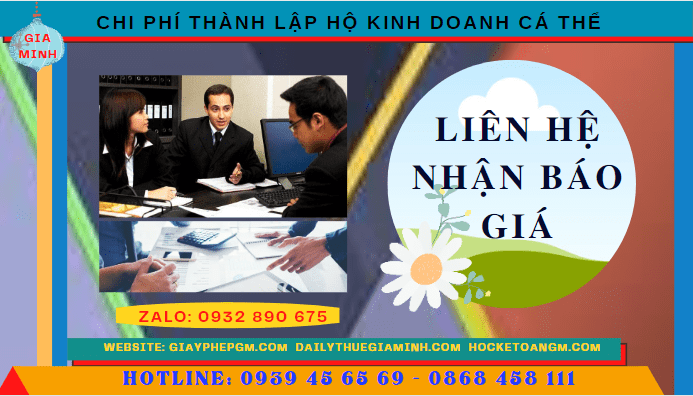 CHI PHÍ THÀNH LẬP HỘ KINH DOANH CÁ THỂ TRỌN GÓI TẠI NGHỆ AN 5 Bảng giá thành lập hộ kinh doanh cá thể nhanh tại Nghệ An