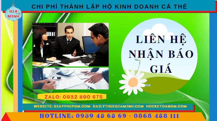 CHI PHÍ THÀNH LẬP HỘ KINH DOANH CÁ THỂ TRỌN GÓI TẠI NINH THUẬN 5 Bảng giá thành lập hộ kinh doanh cá thể nhanh tại Ninh Thuận