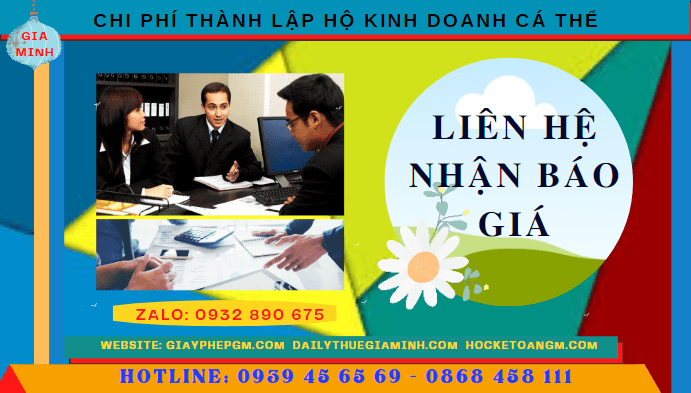 Chi phí thành lập hộ kinh doanh cá thể trọn gói tại Quảng Ninh 5 Bảng giá thành lập hộ kinh doanh cá thể nhanh tại Quảng Ninh