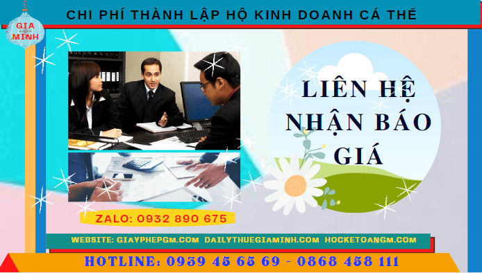 CHI PHÍ THÀNH LẬP HỘ KINH DOANH CÁ THỂ TRỌN GÓI TẠI THÁI BÌNH 5 Bảng giá thành lập hộ kinh doanh cá thể nhanh tại Thái Bình