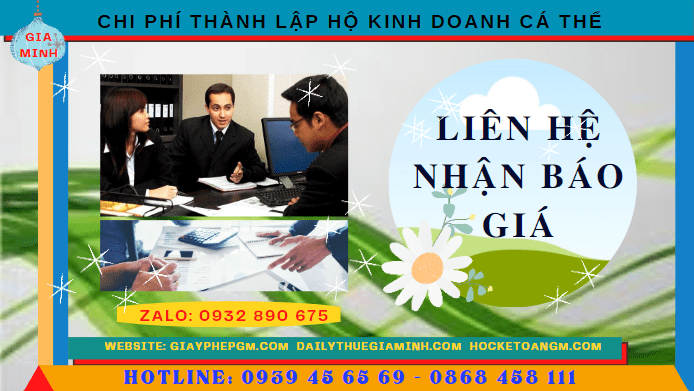 Bảng giá thành lập hộ kinh doanh cá thể nhanh tại Thành Phố Cần Thơ 