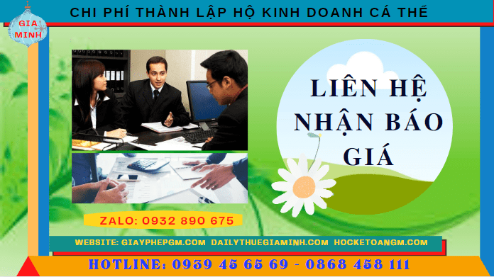 Bảng giá thành lập hộ kinh doanh cá thể nhanh tại Thành Phố Hải Phòng 