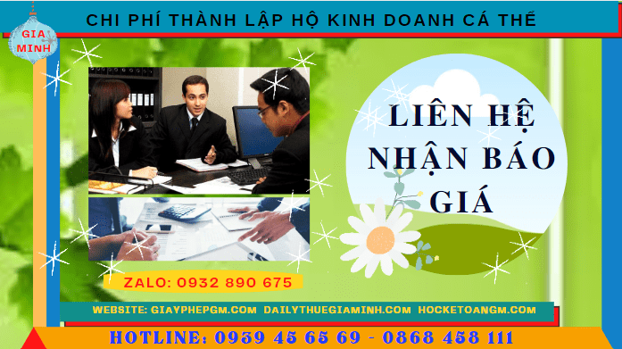 CHI PHÍ THÀNH LẬP HỘ KINH DOANH CÁ THỂ TRỌN GÓI TẠI TRÀ VINH 5 Bảng giá thành lập hộ kinh doanh cá thể nhanh tại Trà Vinh