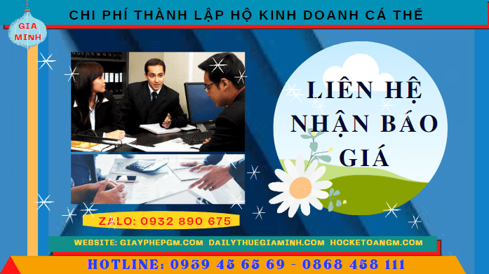 Bảng giá thành lập hộ kinh doanh cá thể nhanh tại Tuyên Quang 