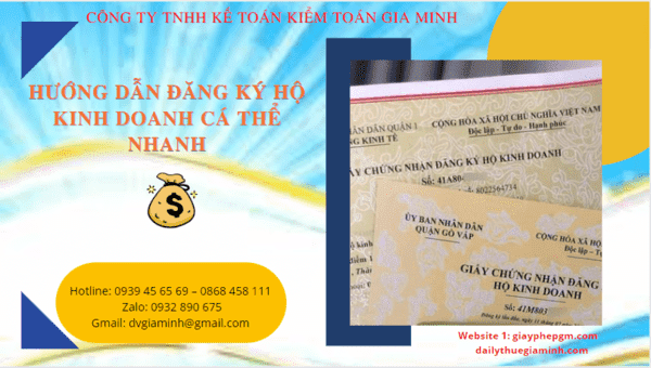 Cách đăng ký hộ kinh doanh cá thể tại Bến Tre