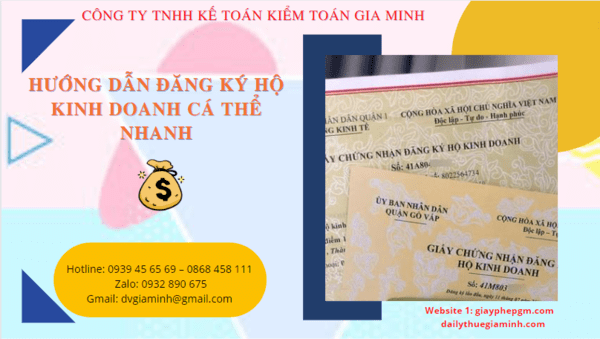 HƯỚNG DẪN ĐĂNG KÝ HỘ KINH DOANH CÁ THỂ NHANH TẠI CÀ MAU 6 Cách đăng ký hộ kinh doanh cá thể tại Cà Mau