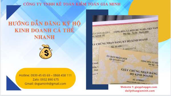 HƯỚNG DẪN ĐĂNG KÝ HỘ KINH DOANH CÁ THỂ NHANH TẠI GIA LAI 6 Cách đăng ký hộ kinh doanh cá thể tại Gia Lai